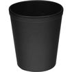 Picture of OSCO BLACK LEATHER ROUND BIN